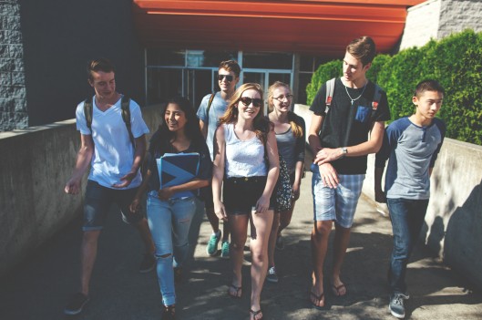 Teens leaving school