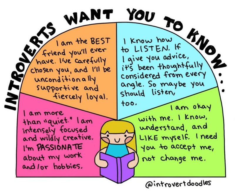Is it possible for introverts and extroverts to be friends? comic